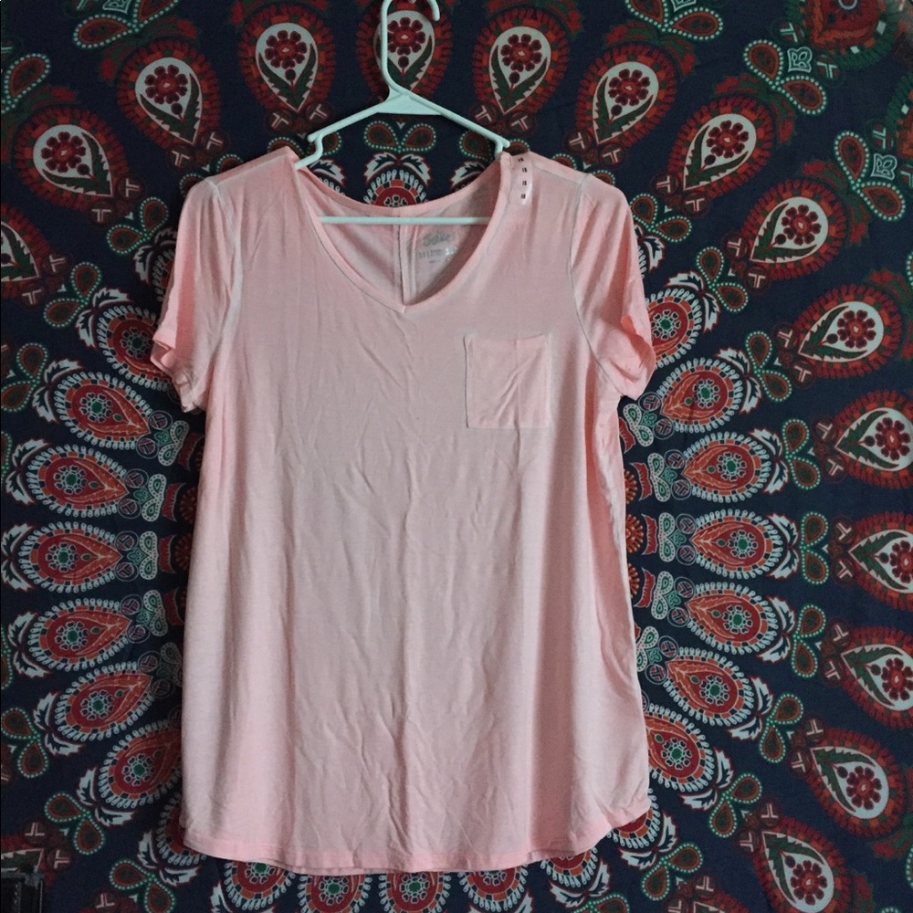 Girls light pink shirt